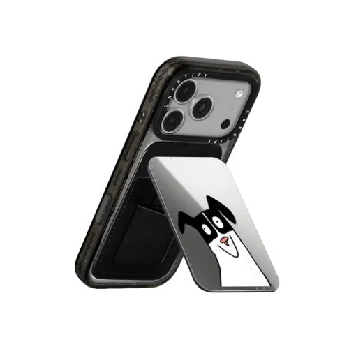 Le Chien Snappy Cardholder Stand  | Snappy Cardholder Stand / Snappy Mirror Cardholder Stand MagSafe Compatible / Silver | Image 3