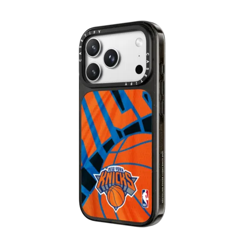 New York Knicks Hardwood Classic Jersey Case | iPhone 18 Pro Max / Impact Case MagSafe Compatible - Glossy / Glossy Black | Image 2