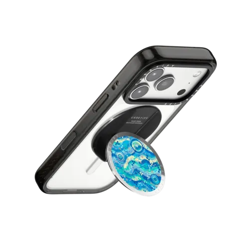 CLARITY IN SERENITY | Snappy Grip Stand / Snappy Mirror Grip Stand MagSafe Compatible / Silver | Image 3