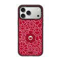 SUPERFLAT FLOWER PHONE CASE (RED) | iPhone 17 Pro Max / Impact Case MagSafe Compatible / Black | Image 1
