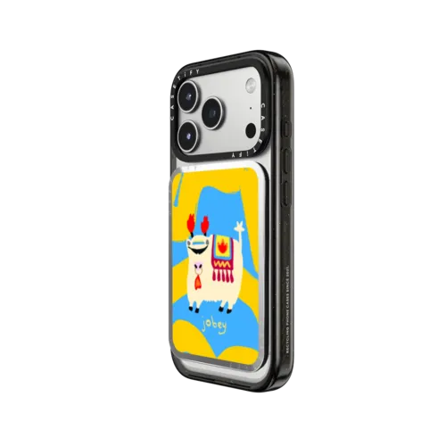Hide and Seek Yak | Snappy Cardholder Stand / Snappy Mirror Cardholder Stand MagSafe Compatible / Silver | Image 2
