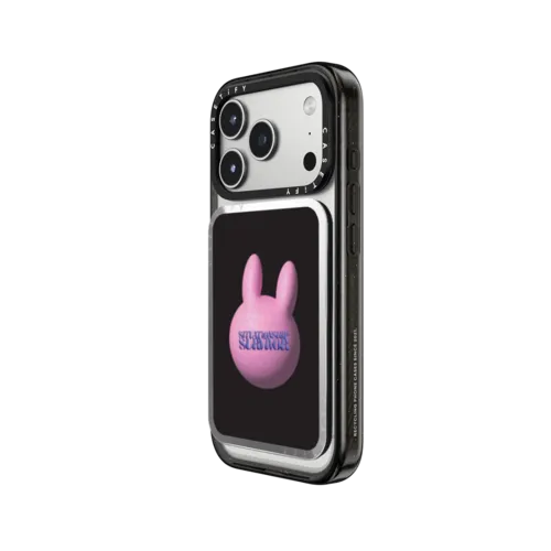 SURVIVED RABBIT - GELBOYS | Snappy Cardholder Stand / Snappy Mirror Cardholder Stand MagSafe Compatible / Silver | Image 2