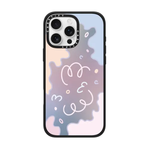Pastel Gradient | iPhone 16 Pro Max / Impact Case MagSafe Compatible / Matte Black | Image 1