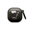I'm still tired from yesterday's tired | Galaxy Buds2 / Earbuds Impact Case / Black | Image 1