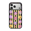 Pansy Stripe | iPhone 17 Pro Max / Impact Case MagSafe Compatible / Matte Black | Image 1