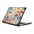 semo cereal pattern by second morning | MacBook Pro 14-inch (M1 - M5) / MacBook Bounce Case / Black | Image 1