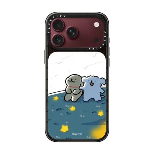 Maltese Shooting Star Case | iPhone 18 Pro Max / Impact Case MagSafe Compatible - Glossy / Glossy Black | Image 1