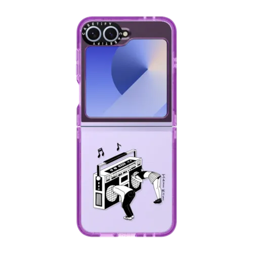 Radiohead | Galaxy Z Flip6 / Impact Case / Purple | Image 1