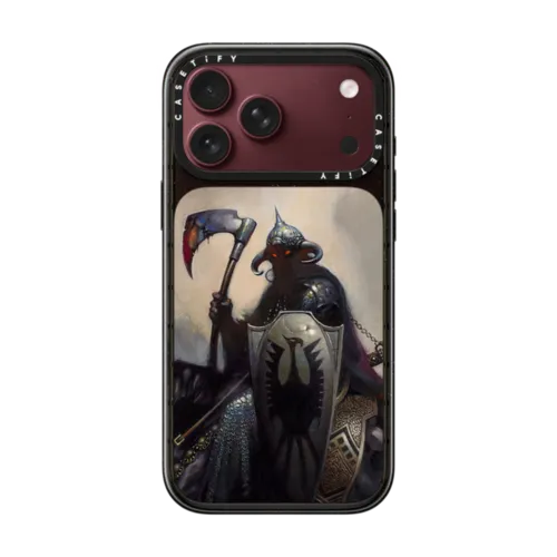 Death Dealer I by Frazetta Girls | iPhone 18 Pro Max / Impact Case MagSafe Compatible - Glossy / Glossy Black | Image 1