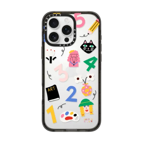 Number Counting by Eszter Chen | iPhone 16 Pro Max / Impact Case / Black | Image 1