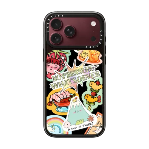 Sticker Heaven by SADSHRIMPS | iPhone 18 Pro Max / Impact Case MagSafe Compatible - Glossy / Glossy Black | Image 1
