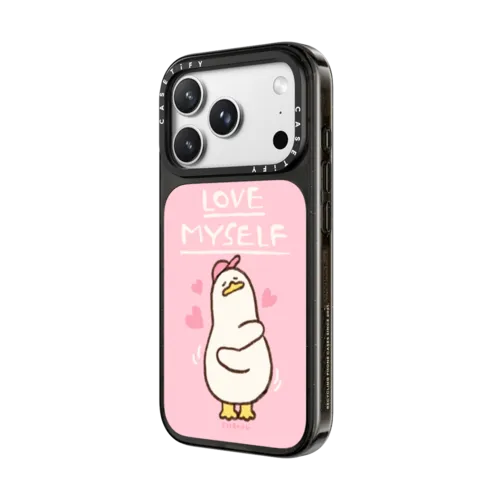Love myself | iPhone 18 Pro Max / Impact Case MagSafe Compatible - Glossy / Glossy Black | Image 2
