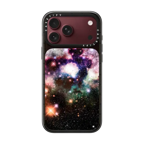 Nebula Galaxy Stars | iPhone 18 Pro Max / Impact Case MagSafe Compatible - Glossy / Glossy Black | Image 1