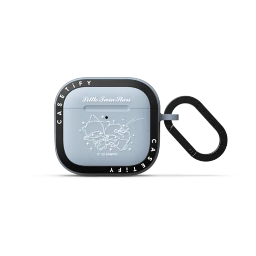 Little Twin Stars Starlit Adventures Earbuds Case | AirPods 4 & 5 / Earbuds Bounce Case / Sky Blue | Image 1