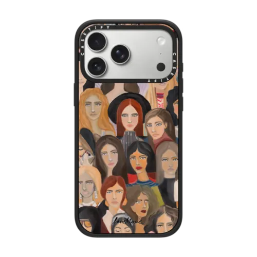 Fashion Week Phone Case | iPhone 17 Pro Max / Impact Case MagSafe Compatible / Matte Black | Image 1