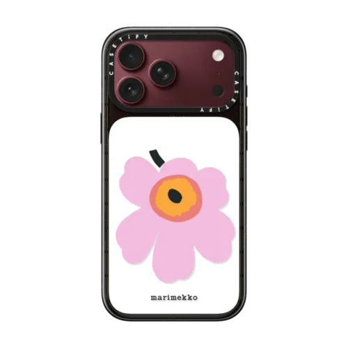 Marimekko Unikko Case | iPhone 18 Pro Max / Impact Case MagSafe Compatible - Glossy / Glossy Black | Image 1