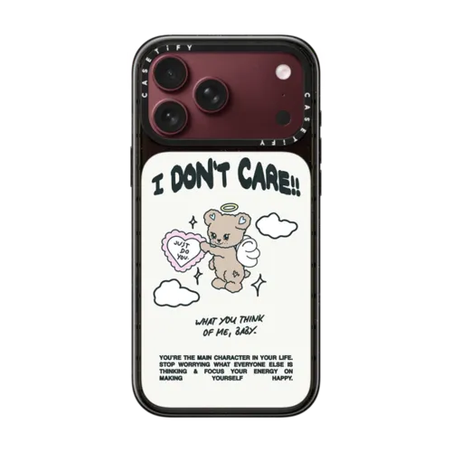 Angel Bear | iPhone 18 Pro Max / Impact Case MagSafe Compatible - Glossy / Glossy Black | Image 1