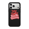 Kiss Me Quickly | iPhone 17 Pro Max / Impact Case MagSafe Compatible / Matte Black | Image 1
