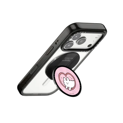 Dog Cloud With Love | Snappy Grip Stand / Snappy Grip Stand MagSafe Compatible / Black | Image 3