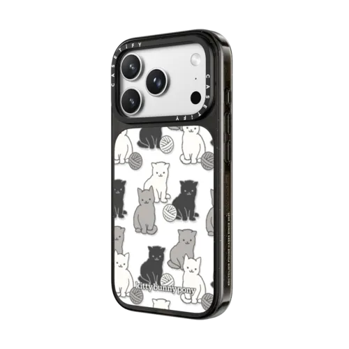 Little Kitten Case | iPhone 18 Pro Max / Impact Case MagSafe Compatible - Glossy / Glossy Black | Image 2
