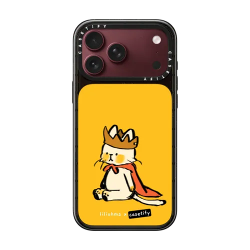 The King of Cats | iPhone 18 Pro Max / Impact Case MagSafe Compatible - Glossy / Glossy Black | Image 1