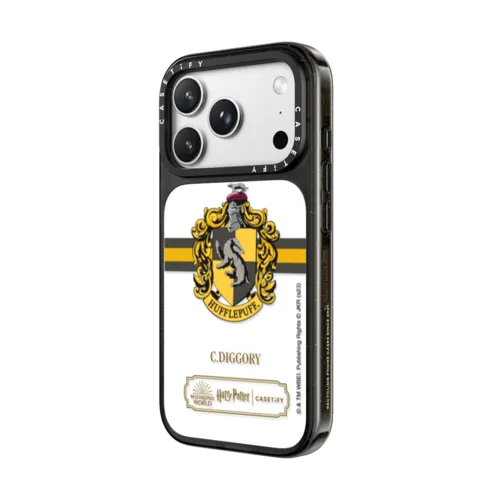 Hufflepuff Mascot Case | iPhone 18 Pro Max / Impact Case MagSafe Compatible - Glossy / Glossy Black | Image 2