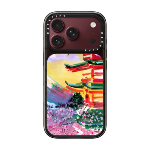 Mount Fuji at Dawn | iPhone 18 Pro / Impact Case MagSafe Compatible - Glossy / Glossy Black | Image 1