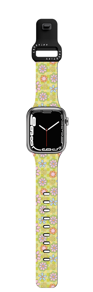 Flower Picnic | Apple Watch Series 7-9 (45mm) / Impact Band / Black | Image 1