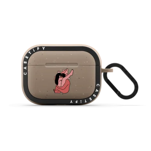 You Are My Heart by Joce Cova | AirPods Pro 2 / Earbuds Bounce Case / Matte Taupe | Image 1