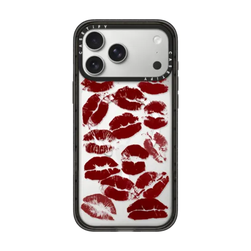 Hot Lips | iPhone 17 Pro Max / Impact Case MagSafe Compatible / Black | Image 1