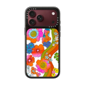 Seventies Flower Power by Illustrated By Charlie | iPhone 18 Pro Max / Impact Case MagSafe Compatible - Glossy / Glossy Black | Image 1