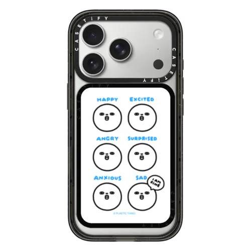 How's Your Mood Today? | Snappy Cardholder Stand / Snappy Cardholder Stand MagSafe Compatible / Black | Image 1