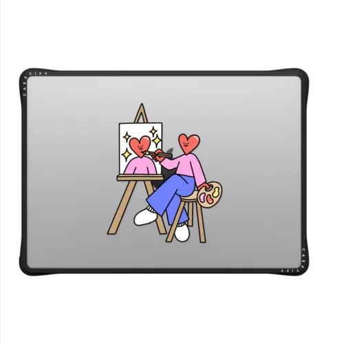 Self Portrait | MacBook Pro 14-inch (M1 - M5) / MacBook Impact Case / Black | Image 2