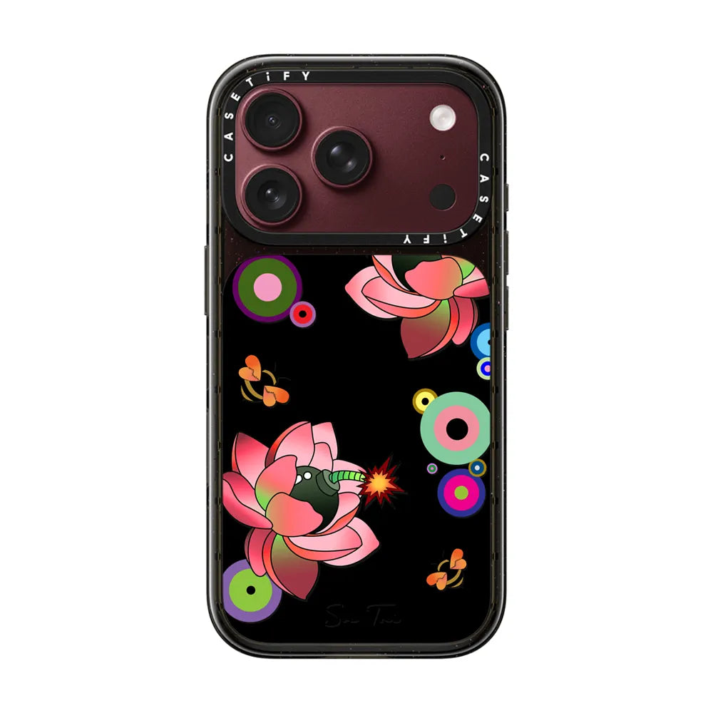 PINK FLOWER BOMB IPHONE CASE BY SUE TSAI | Image 1