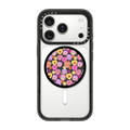 Pansy Print Mini | Snappy Grip Stand / Snappy Grip Stand MagSafe Compatible / Black | Image 1