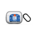 Airport Luggage Tag - Issue 2 - EDI | AirPods Pro 3 / Earbuds Impact Case / Frost | Image 1