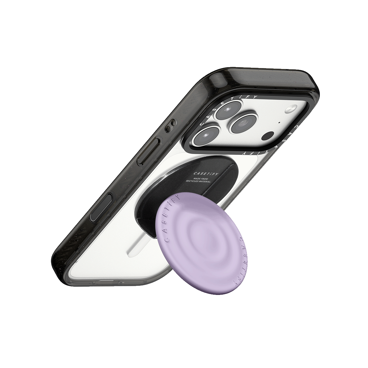 Snappy Ripple Grip Stand MagSafe Compatible - Lavender