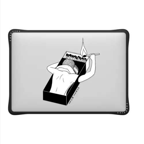 Let Us Burn | MacBook Air 13-inch (M1 / Intel) / MacBook Impact Case / Black | Image 2
