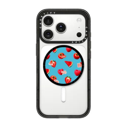 Red Fruits on Sale | Snappy Grip Stand / Snappy Grip Stand MagSafe Compatible / Black | Image 1