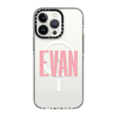 Custom Phone Case | iPhone 13 Pro / Impact Clear Case MagSafe Compatible / Clear | Image 1