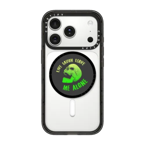 Live Laugh Leave | Snappy Grip Stand / Snappy Grip Stand MagSafe Compatible / Black | Image 1