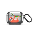 Jungle Sloth Airpods Case by Amber Davenport | AirPods Pro 3 / Earbuds Mirror Case / Silver | Image 1