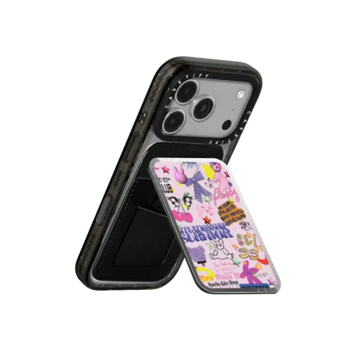 CUTIE DUMP - GELBOYS | Snappy Cardholder Stand / Snappy Mirror Cardholder Stand MagSafe Compatible / Silver | Image 3