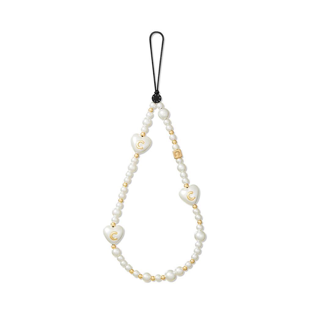 Pearl Phone Charm - Pearly Heart | Image 1