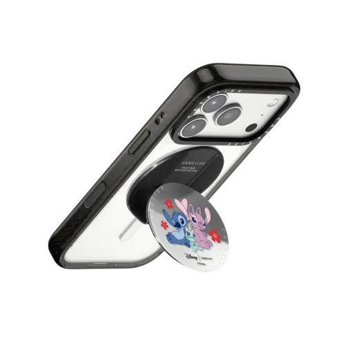 Stitch Family Snappy Grip Stand | Snappy Grip Stand / Snappy Mirror Grip Stand MagSafe Compatible / Silver | Image 3