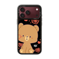 Heart Cheek Mocha | iPhone 18 Pro Max / Impact Case MagSafe Compatible - Glossy / Glossy Black | Image 1