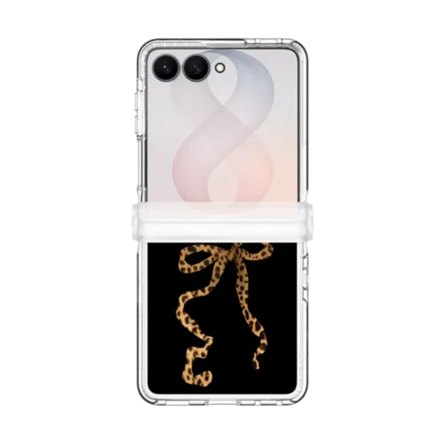 Jaguar Ribbon | Galaxy Z Flip8 / Impact Clear Magnetic Case / Clear | Image 1
