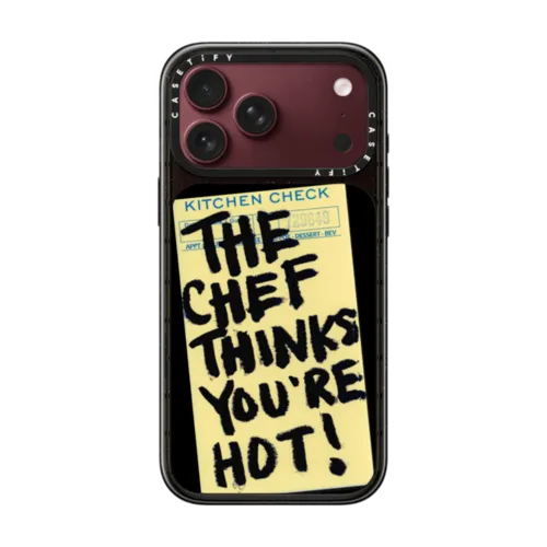 The Chef Thinks You're Hot! | iPhone 18 Pro Max / Impact Case MagSafe Compatible - Glossy / Glossy Black | Image 1