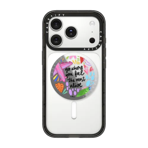 Feel Alive | Snappy Grip Stand / Snappy Mirror Grip Stand MagSafe Compatible / Silver | Image 1