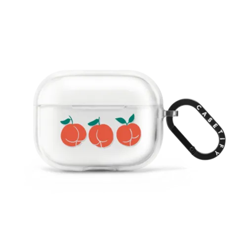 Peaches | AirPods Pro 2 / Earbuds Impact Case / Frost | Image 1